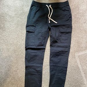 Black cargo pants